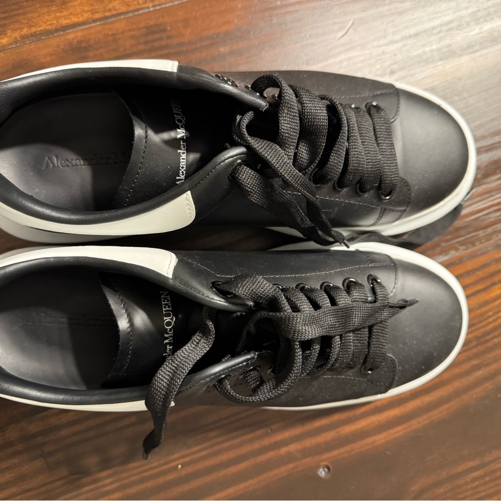 Alexander McQueen Black and White Sneakers